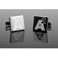 Infinity Edge Square Engravable Cufflinks